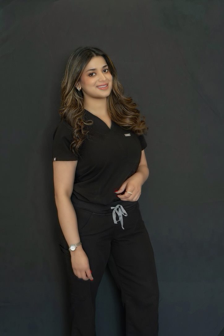 Bushra, office manager at Luxe Dental Care