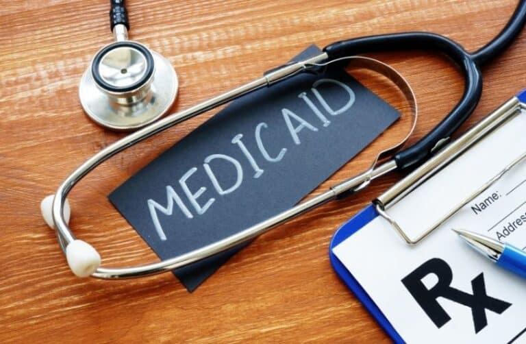 A Stethoscope with a Medicaid card